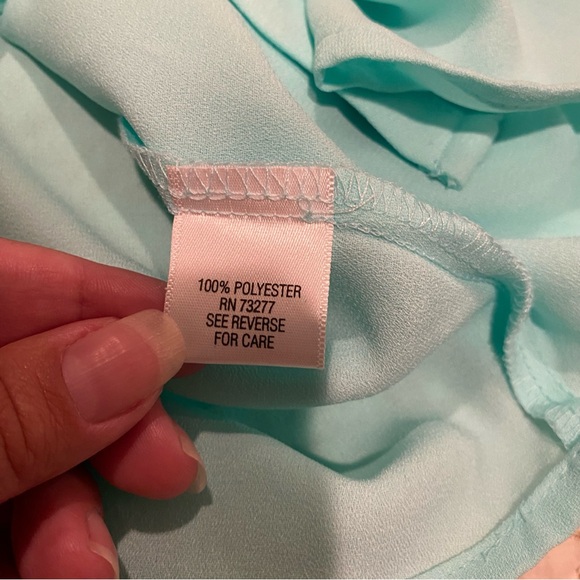 Apt. 9 Women's Mint Green Blouse Size Large - Picture 9 of 10